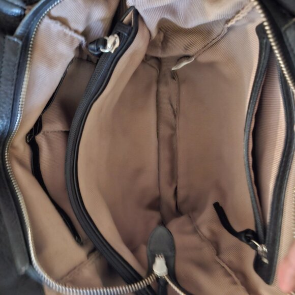 RADLEY London NWOT Rare Retro Black Pebbled Leather bag - Picture 7 of 16